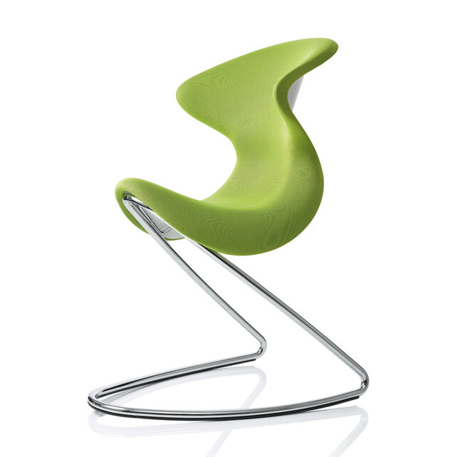 oyo stoel groen - chroom frame