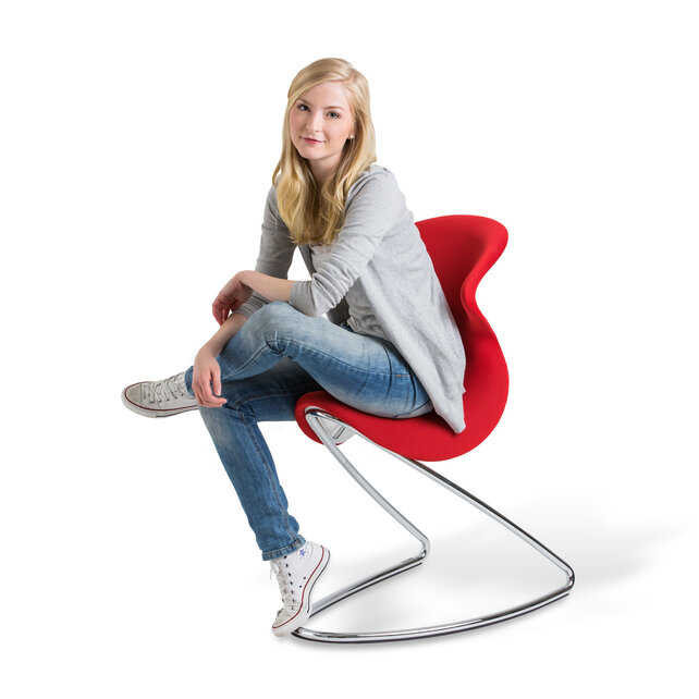 oyo stoel grafiet - chroom frame