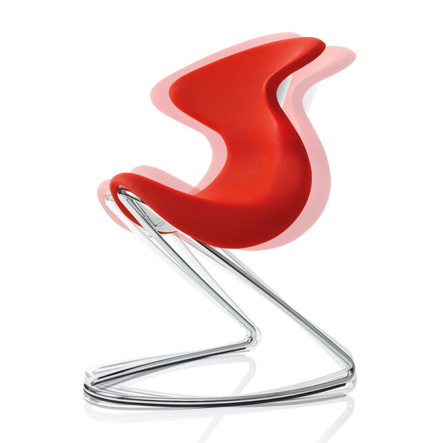 oyo stoel rood - wit frame oyo stoel rood - wit frame