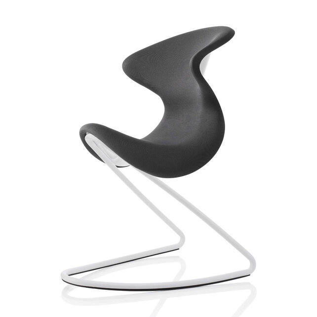 oyo stoel grafiet - wit frame oyo stoel grafiet - wit frame