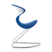 oyo stoel blauw - wit frame