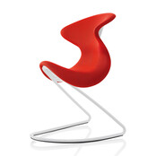 oyo stoel rood - wit frame oyo stoel rood - wit frame