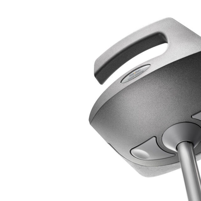 muvman kruk grijs - voet zwart muvman kruk grijs - voet zwart