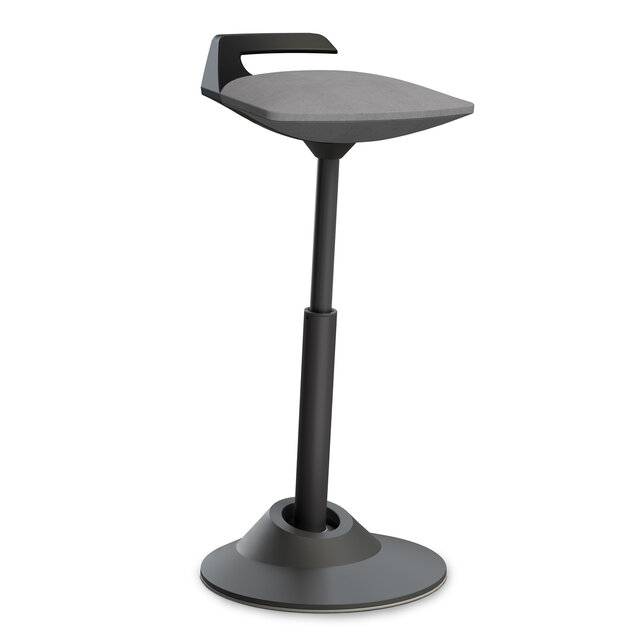 muvman kruk grijs - voet zwart muvman kruk grijs - voet zwart