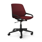 Bureaustoel Numo Task zwart | rood