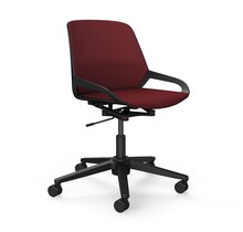 Bureaustoel Numo Task zwart | rood