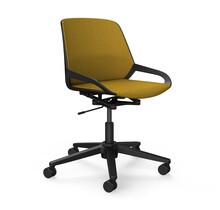 Bureaustoel Numo Task zwart | geel