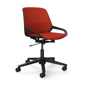 Numo Task zwart | oranjerood