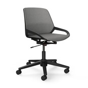Bureaustoel Numo Task zwart |leigrijs