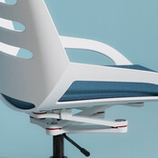 Bureaustoel Numo Task wit | grijs