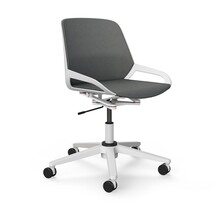 Bureaustoel Numo Task wit | grijs
