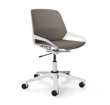 Bureaustoel Numo Task wit | beige