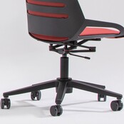 Bureaustoel Numo Task wit | poederblauw