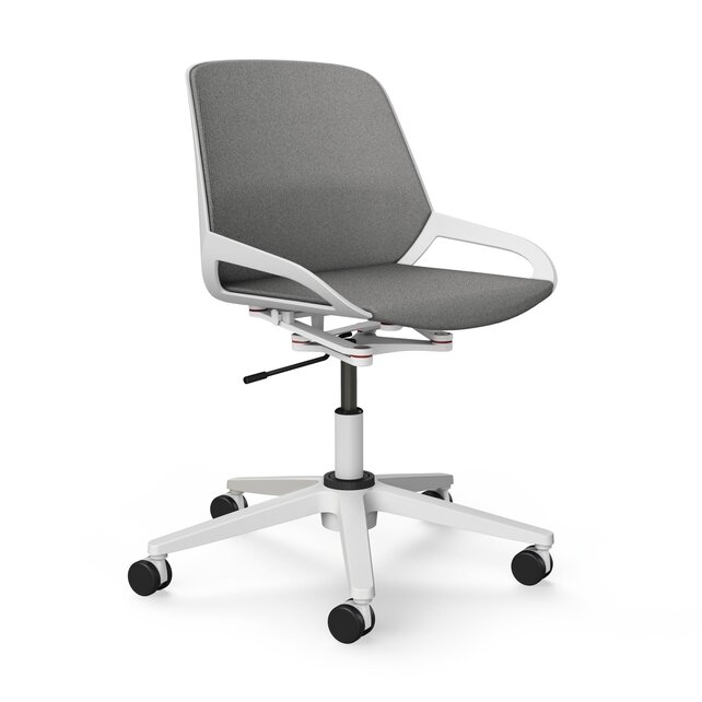 Bureaustoel Numo Task wit | leigrijs Bureaustoel Numo Task wit | leigrijs