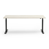 Zit-sta bureau Activedesk zwart | light oak