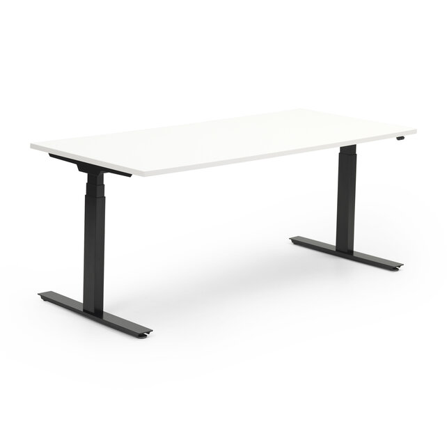 Zit-sta bureau Activedesk zwart | wit