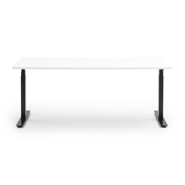 Zit-sta bureau Activedesk zwart | wit