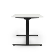 Zit-sta bureau Activedesk zwart | wit