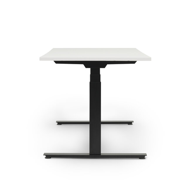 Zit-sta bureau Activedesk zwart | wit