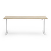 Zit-sta bureau Activedesk wit | Robson oak