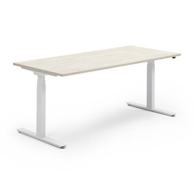 Activedesk wit | Light oak