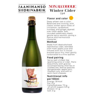 Jaanihanso Non-Alcoholic Winter Cider