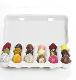 Assortiment chocolade paaseitjes  - 18 st