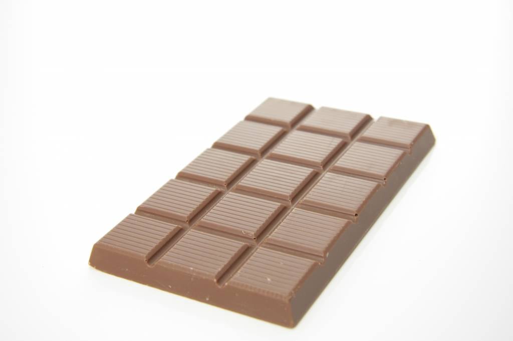 A bar of milk chocolate