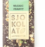 Tablet pure chocolade met wasabi pinda's