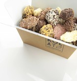 Assorted handmade truffles in box - 570 grams