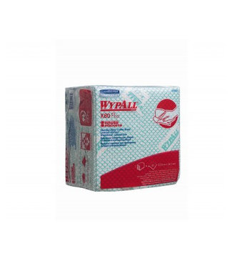 Kimberly Clark WYPALL* X80 Plus Sopdoeken - 1/4 Gevouwen - Groen