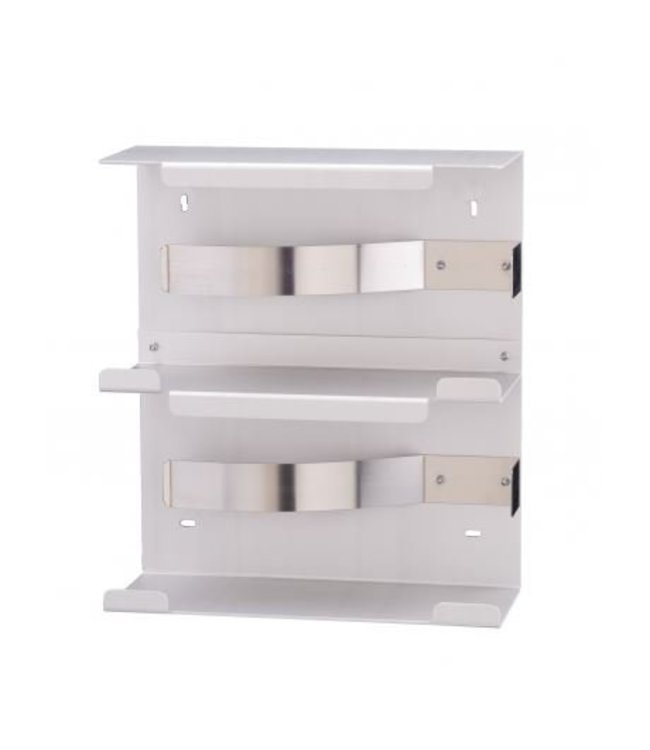 MediQo-line Handschoendispenser duo aluminium
