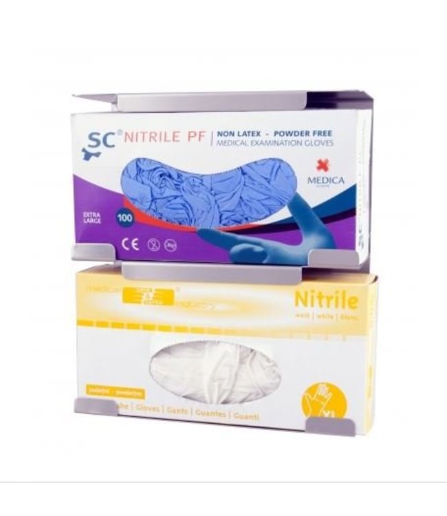 MediQo-line Handschoendispenser duo aluminium