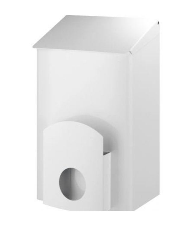 Dutch Bins Hygienebak 7 liter RVS wit