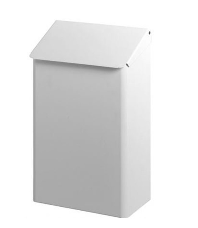 Dutch Bins Dutch Bins Afvalbak 7 liter RVS wit