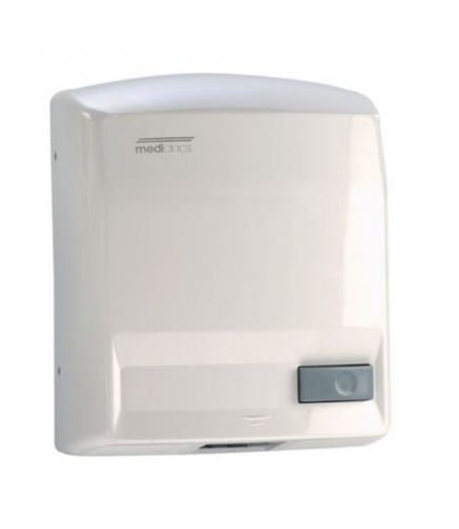 Mediclinics Handendroger wit drukknop