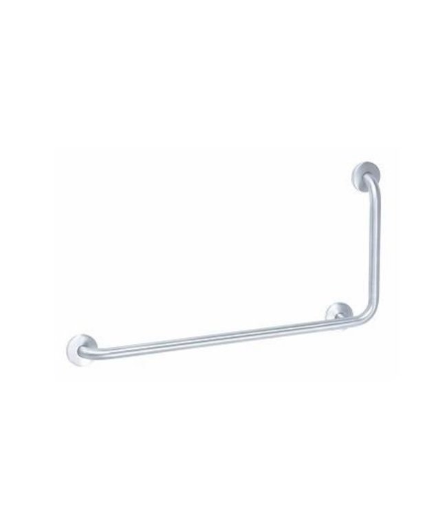 MediQo-line Grab bar RVS met 90? hoek naar rechts