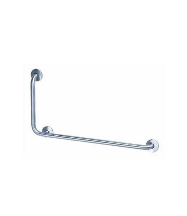 MediQo-line Grab bar RVS met 90? hoek naar links