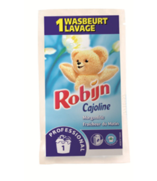 Robijn Prof. Wasverzachter Sachets Morgenfris 50 ml / 1 wasbeurt - ds 100 st.
