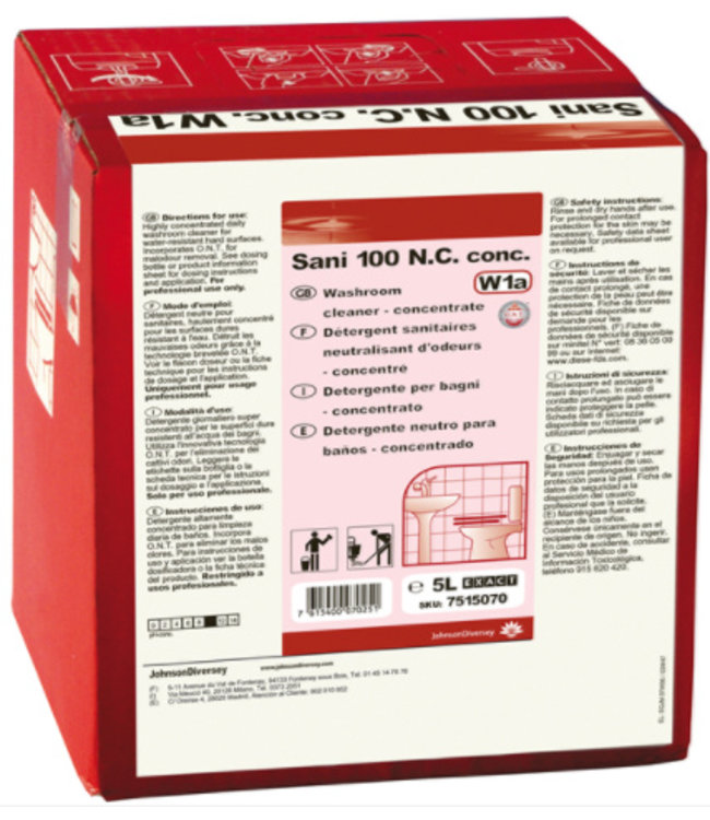 TASKI Sani 100 N.C. conc EXACT cubitainer - 5L