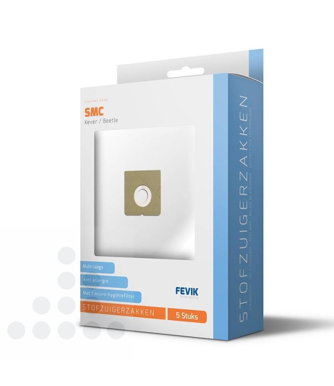 Stofzuigerzakken SMC Kever filterplus - 5 stuks + filter