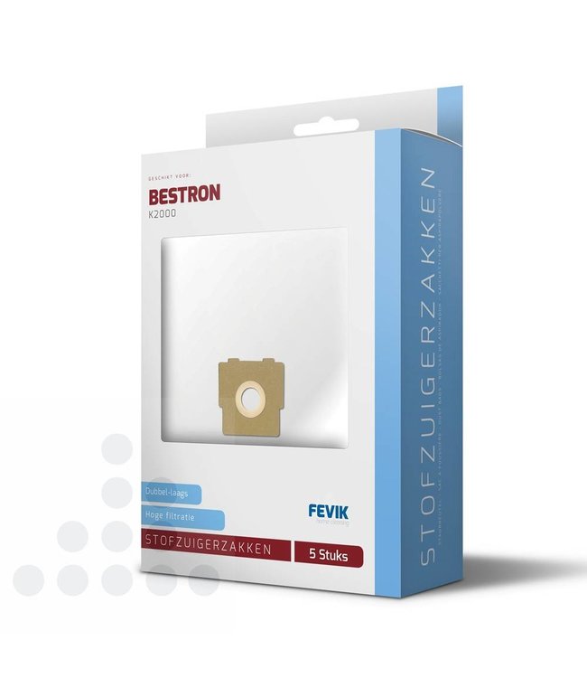 Stofzuigerzakken Bestron K2000-serie filterplus - 5 stuks