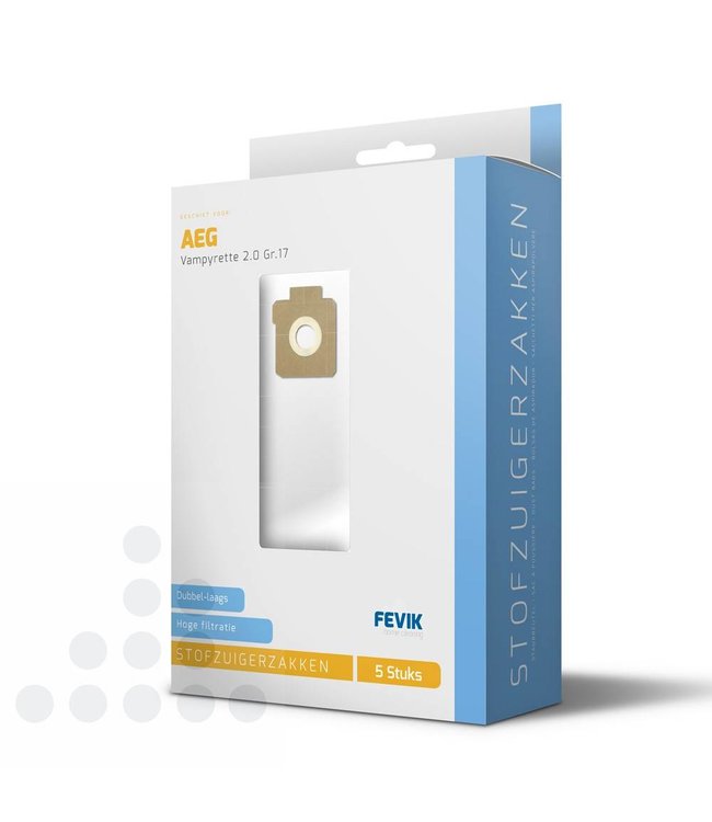 Stofzuigerzakken AEG Gr. 17 Vampyrette 2.0 - 5 stuks