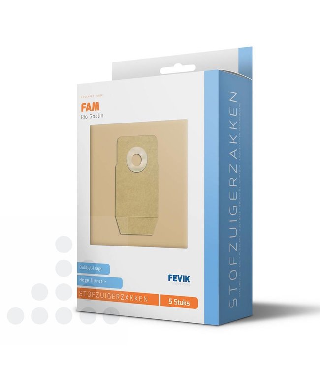 Stofzuigerzakken Fam Rio Goblin papier - 5 stuks