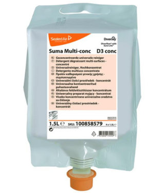 Johnson Diversey Suma Multi D3 conc - Diverflow met Sure Link 1.5 L