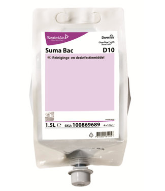 Johnson Diversey Suma Bac D10 - Diverflow met Sure Link 1,5 L