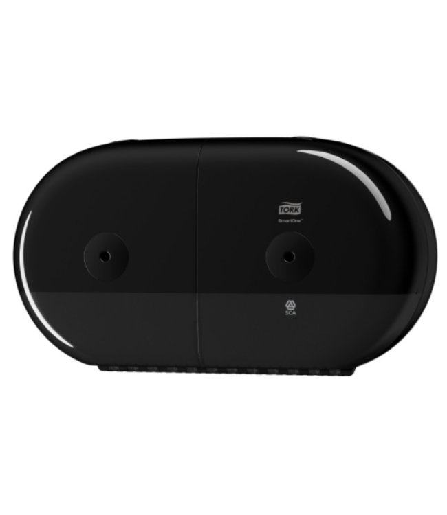 Tork SmartOne® Mini Twin Toiletpapier Dispenser Kunststof Elevation Zwart T9
