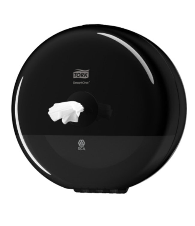 Tork Tork SmartOne® Mini Toiletpapier Dispenser Kunststof Elevation Zwart T9