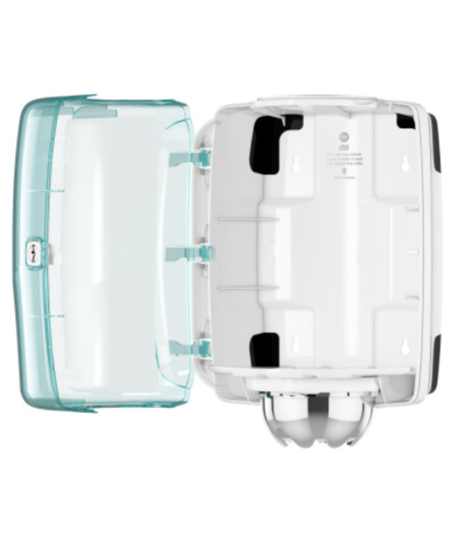 Tork Centerfeed Poetspapier Dispenser Kunststof Wit/Turquoise M2