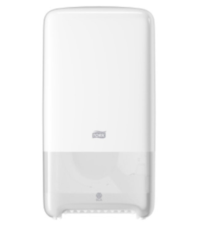 Tork Twin Mid-size Toiletpapier Dispenser Kunststof Wit T6